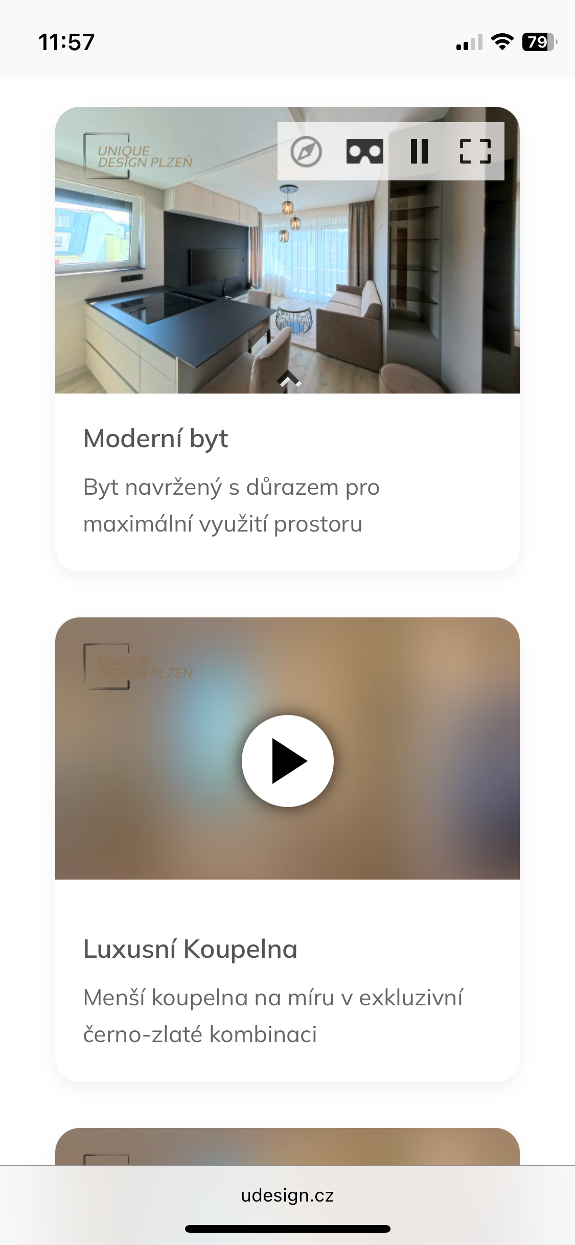 udesign.cz — mobil